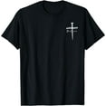thumbnail image 1 of Believe Jesus Cross Nails Christian Vintage T-Shirt, 1 of 4