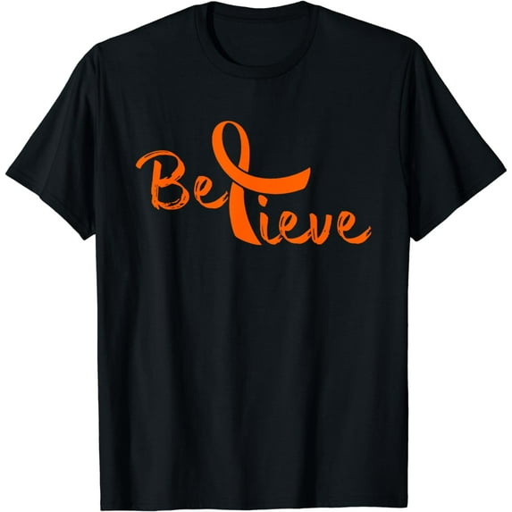 Believe - Kidney Cancer Shirt Kidney Cancer Support Gift T-Shirt