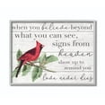 thumbnail image 1 of Believe Love Never Dies Inspirational Cardinal Bird Word Design Gray Farmhouse Rustic Oversized Framed Giclee Texturized Art by Daphne Polselli, 1 of 8