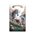 thumbnail image 1 of Believe In Miracles Cute Cartoon Unicorn Charming Joyful Girly Wall Art Sticker Designs Vinyl Stickers For Home House Walls Rooms Windows Bedroom Decoration Size (28x28 inch), 1 of 3