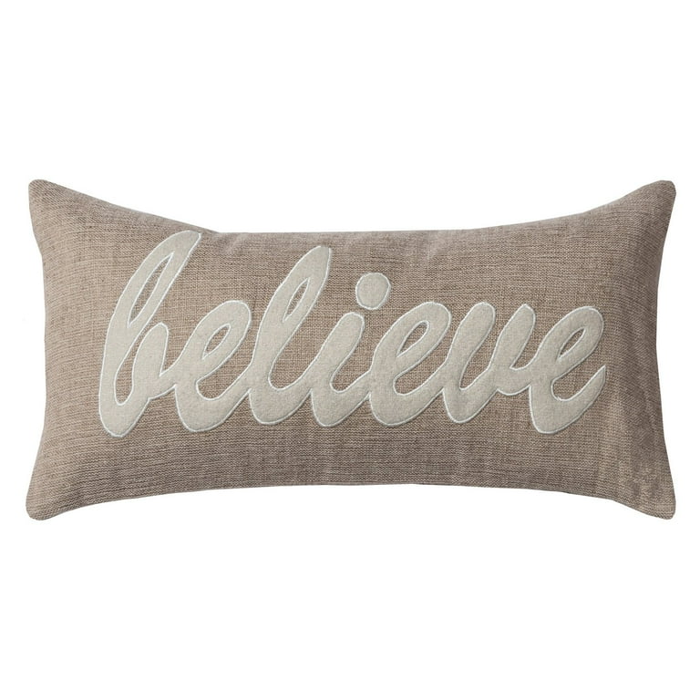 Believe 2025 throw pillow