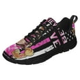 thumbnail image 1 of Believe Pitbull Breast Cancer Awareness Running Shoes Sneakers Mesh Black Size 8.5, 1 of 5
