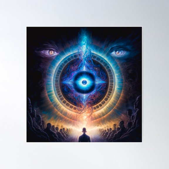 Believe Poster Wall Art, Modern Wall Decor For Living Room Bedroom, 24x24 UNFRAMED