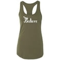 thumbnail image 1 of Believe Racerback Tank, 1 of 3