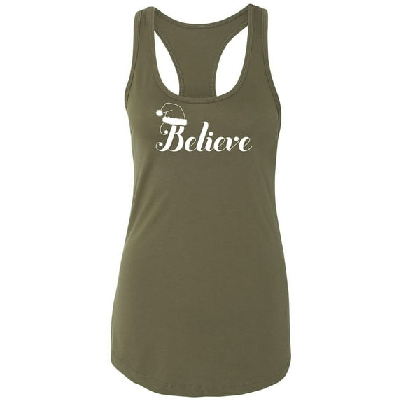 Believe Racerback Tank