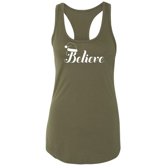 Believe Racerback Tank