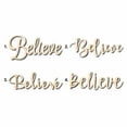 thumbnail image 1 of Believe Sign Unfinished Wood Cutout Home Decor DIY Option 3- 24" Wide / 1/2", 1 of 3