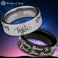 thumbnail image 1 of Believe Tungsten Carbide Ring, 1 of 9