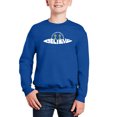 thumbnail image 1 of Believe UFO - Boy's Word Art Crewneck Sweatshirt, 1 of 3