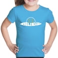 thumbnail image 1 of Believe UFO - Girl's Word Art T-Shirt, 1 of 2