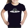 thumbnail image 1 of Believe UFO - Girl's Word Art T-Shirt, 1 of 2