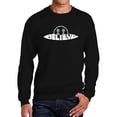 thumbnail image 1 of Believe UFO - Men's Word Art Crewneck Sweatshirt, 1 of 2