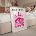 thumbnail image 1 of Believe In Yourself Wall Art, Pink Wall Art, Girly Wall Art, College Dorm Room Print, Motivational Wall Art, Uplifting Gift For Daughter Wall Art, Modern Wall Decor, 8x12 UNFRAMED, 1 of 2