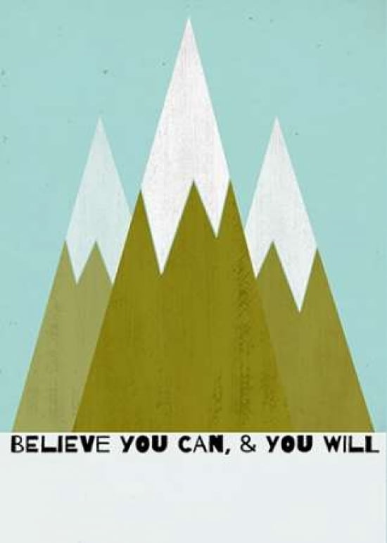 Believe You Can Canvas Art - Shanni Welsh (20 x 28)