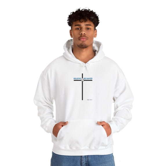 Believe and Be Saved 2.0 Men’s Heavy Blend™ Hooded Sweatshirt