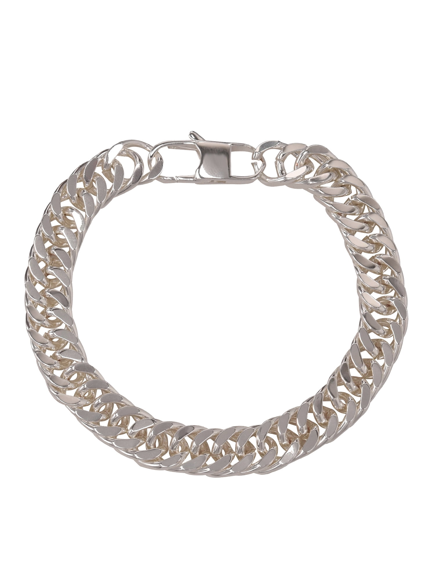 US Exclusive Chain Bracelet 喜平 三軒茶屋US Believe by Brilliance Adult Male SS Curb Chain Bracelet - Walmart.com