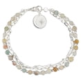 thumbnail image 1 of Believe by Brilliance, Layered Bracelet, Silver Plated, 7.5 Inches, 1 of 2