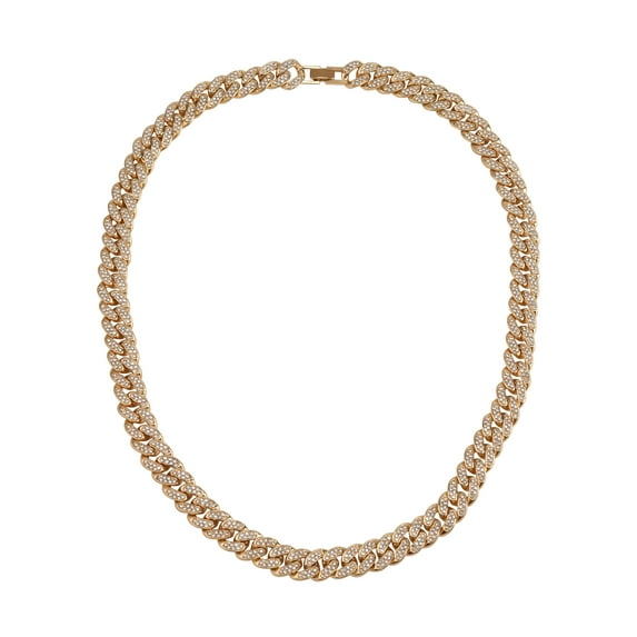 Believe by Brilliance Men's Adult Male 14KFG Curb Chain Necklace