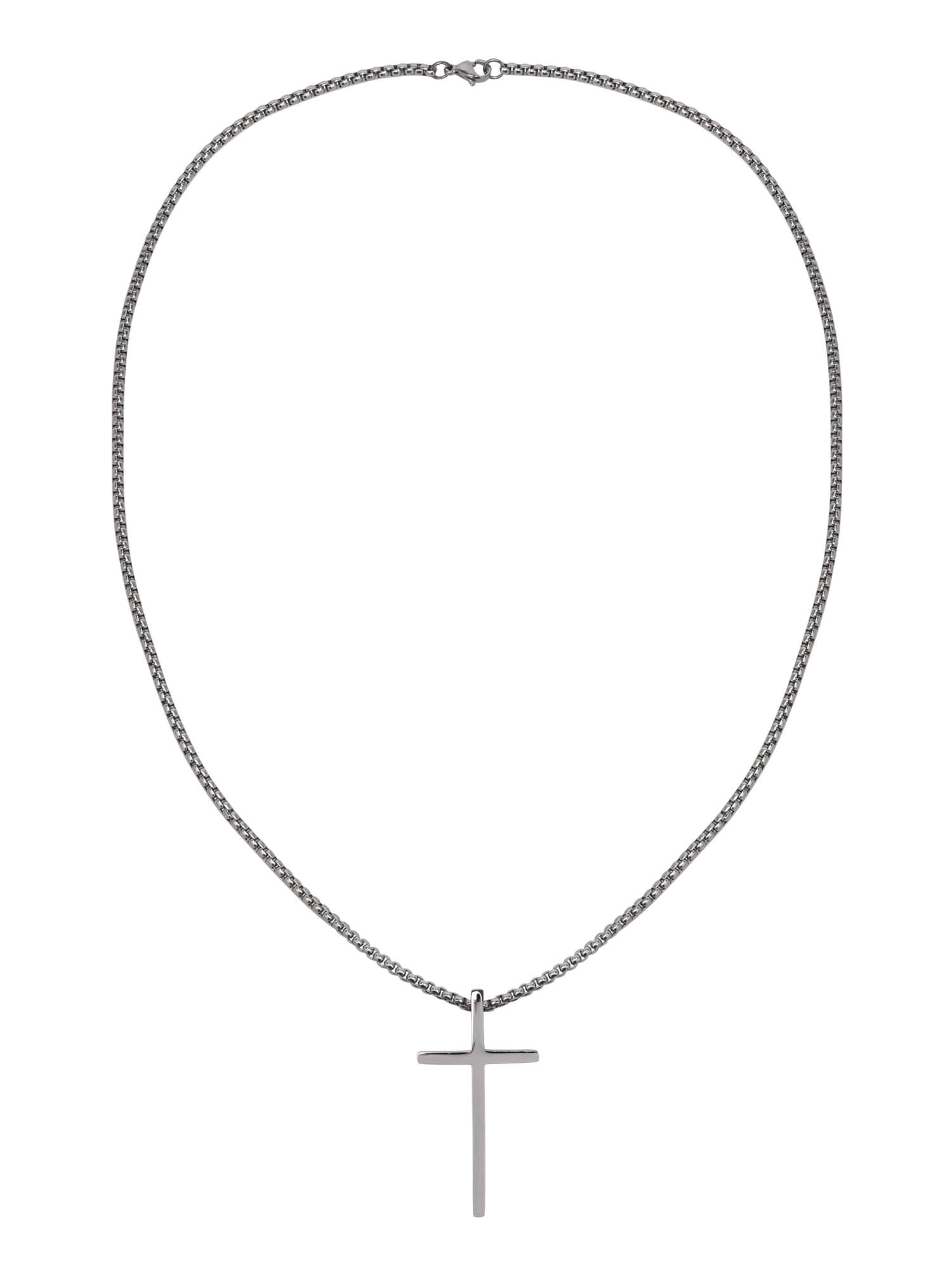 Believe by Brilliance Men's Adult Male Stainless Steel Cross