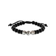 thumbnail image 1 of Believe by Brilliance Men's Stainless Steel, Onyx, and Triple Mapstone Bead Bolo Bracelet, 1 of 4