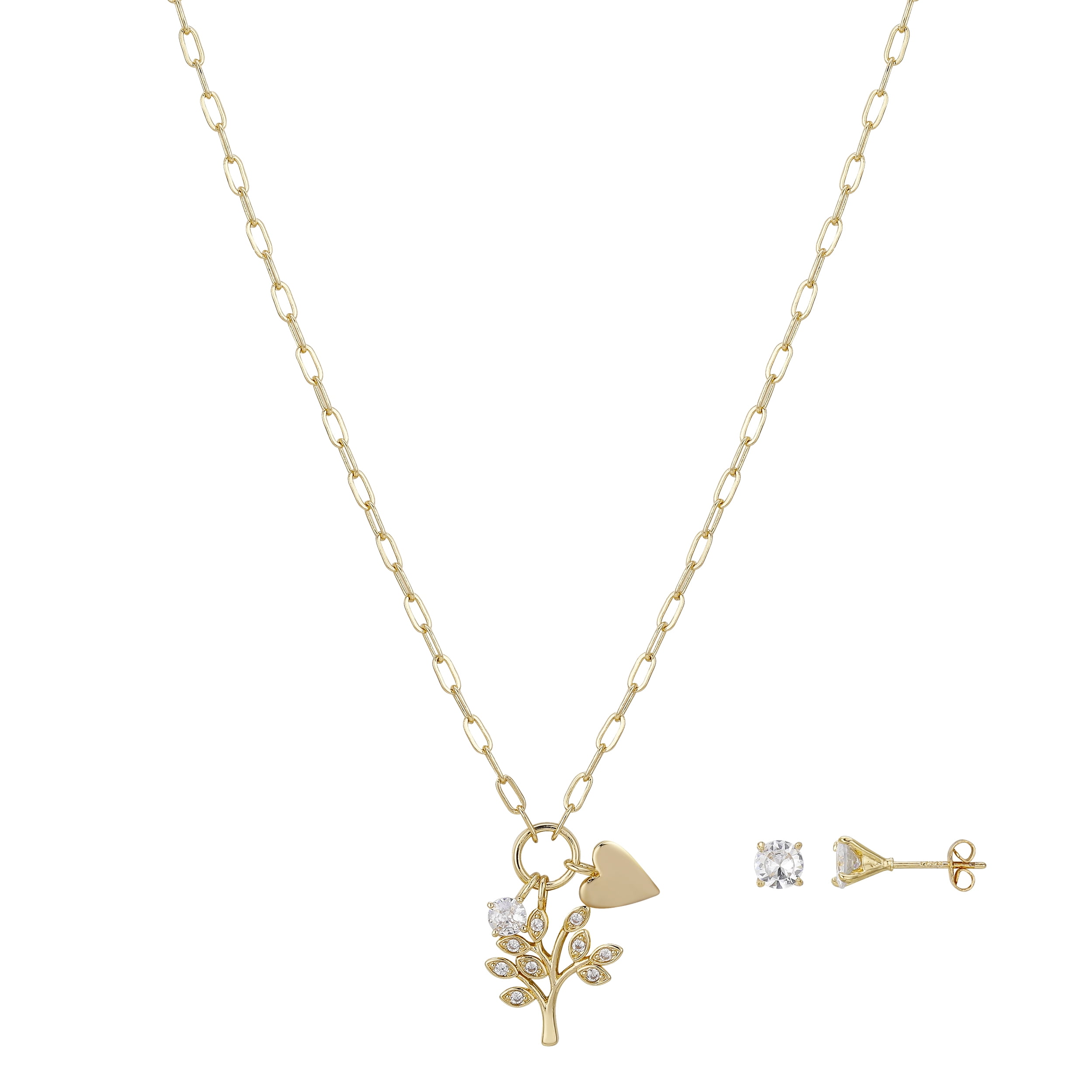 Believe By Brilliance Women s 14Kt Gold Flash Plated Cubic Zirconia believe-by-brilliance-women-s-14kt-gold-flash-plated-cubic-zirconia