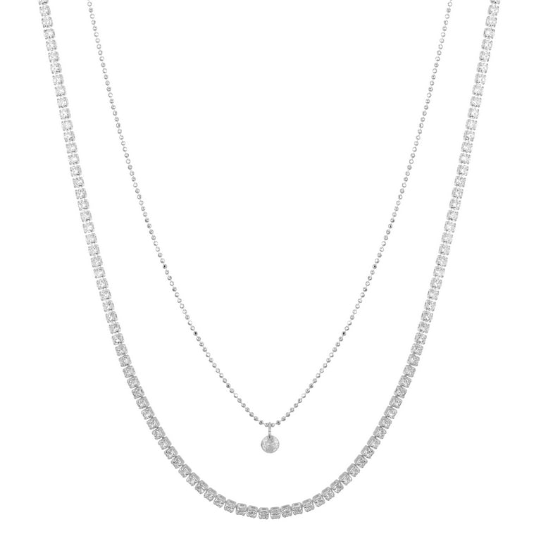 Believe by Brilliance Women's Fine Silver Plated Cubic Zirconia