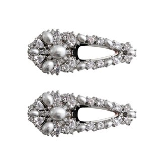 ２点セット Believe BRILLIANCE ジルコニア シルバーヘアピン Believe by Brilliance Hair Accessories in Hair Care