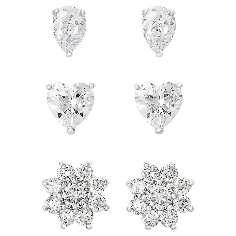 Believe by Brilliance Women s Sterling Silver and Cubic Zirconia