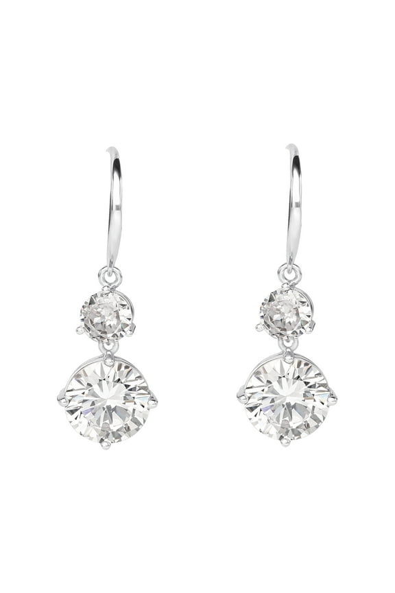 Women's Teardrop Earrings, Silver Plated