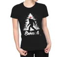 thumbnail image 1 of Believe in Big Foot Holiday Edition Festive Winter Mythical Creature Unisex T-Shirt up to size 5XL, 1 of 2