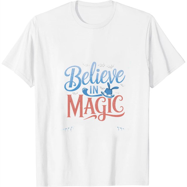 Believe in Magic Rabbit Lover Gifts Retro Halloween Teacher Women Men