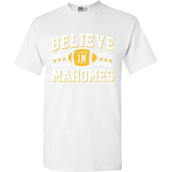 Believe in Mahomes Football Fan Wear DT Adult T-Shirt Tee