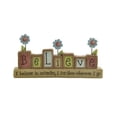 thumbnail image 1 of Believe in Miracles Block on Base, 1 of 1