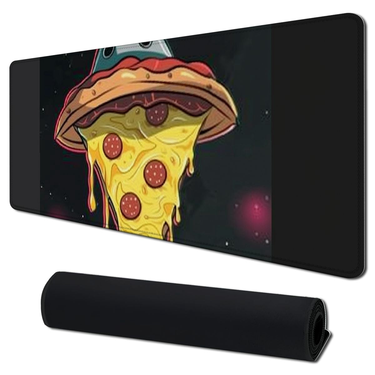 Pizza Protector Believe in Pizza Too Funny Desk Mat Protector Non-Slip Mouse Pad ...