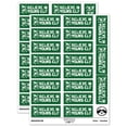thumbnail image 1 of Believe in Yours-elf Yourself Christmas Teacher Student School Sticker Set - Dark Green - Gloss Finish - 2.00" Large, 1 of 7
