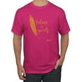thumbnail image 1 of Believe in Yourself Insirational and Movtivational Quote Inspirational/Christian Men's Graphic T-Shirt, Fuschia, X-Large, 1 of 3