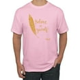 thumbnail image 1 of Believe in Yourself Insirational and Movtivational Quote Inspirational/Christian Men's Graphic T-Shirt, Light Pink, Medium, 1 of 3