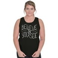 thumbnail image 1 of Believe in Yourself Inspirational Tank Top Tee Shirt Women Brisco Brands S, 1 of 6