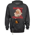 thumbnail image 1 of Believe in Yourself Santa Beer Holder Tailgate Hoodie Sweatshirt Unisex 3X-Large Charcoal Heather, 1 of 4