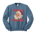 thumbnail image 1 of Believe in Yourself Santa Sweatshirt Unisex Large Indigo Blue, 1 of 5