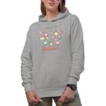 thumbnail image 1 of Believe in the Magic of Christmas, Hand Drawn & Watercolor Christmas Lights Art Merch Gift, Heather Grey Hooded Sweatshirt or Hoodie, Medium, 1 of 5