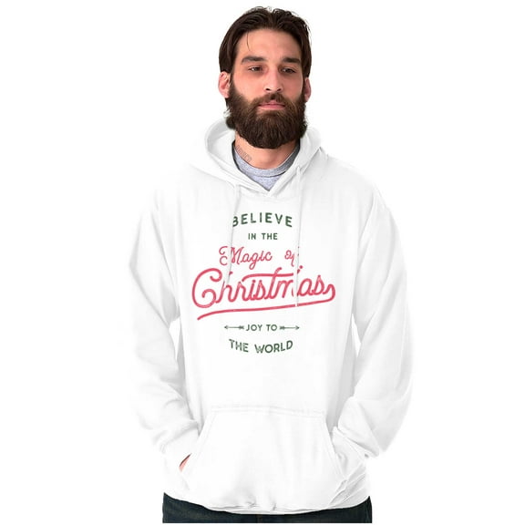 Believe in the Magic of Christmas Hoodie Sweatshirt Women Men Brisco Brands M
