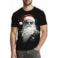 thumbnail image 1 of Believe in the Magic of Christmas Mens T-Shirt Vintage Reindeer Snowflake Design, 1 of 7