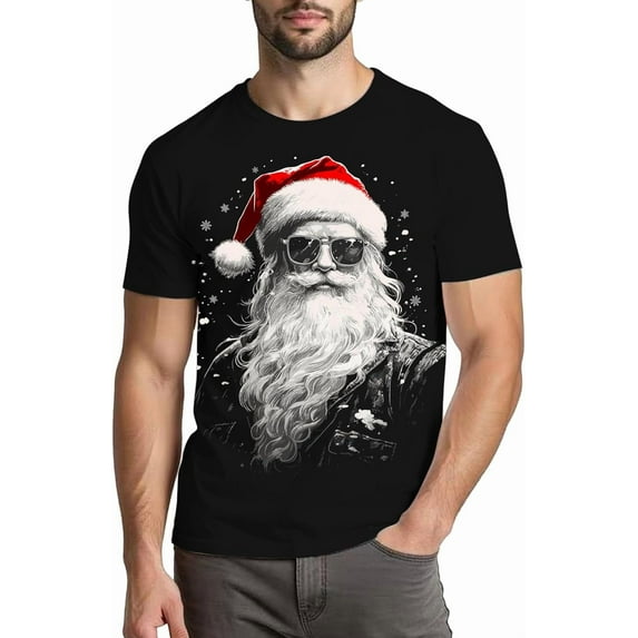 Believe in the Magic of Christmas Mens T-Shirt Vintage Reindeer Snowflake Design