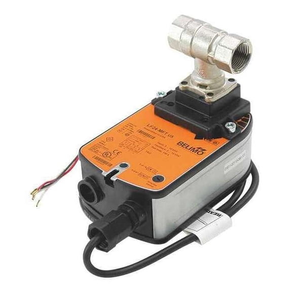 Belimo Actuator, Spring Return, 3/4in NPT, 2 Way B217+LF24-MFT