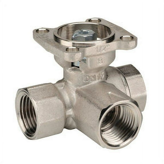 Belimo B341 1-1/2 B3 Series, 3-Way Characterized Control Valve (Nickel Plated Forged Brass Body) - Cv Rating (46.0)