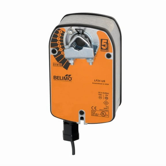 Belimo LF24US Direct Coupled Spring Return Air Damper Actuator 35 in-lb 24V On/Off