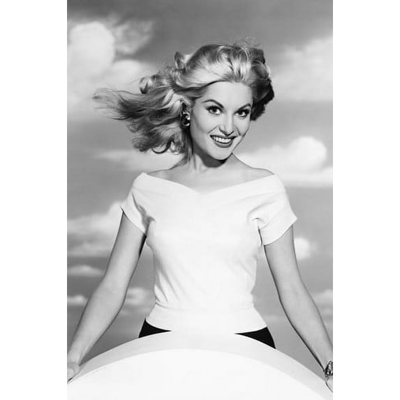 Belinda Lee 24x36 Poster Studio Pose Hair Blowing