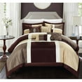 thumbnail image 1 of Belissa Ultra Plush Micro Mink Waffle Textured Comforter Set - Brown - Queen - 7 Piece, 1 of 1