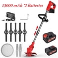 thumbnail image 1 of Belita Amy Weed Wacker Cordless Brush Cutter,Electric Brush Cutter Stringless Weed Eater Battery Weed Wacker Battery Powered by 2Pcs 13000mAh Batteries,String Trimmer for Lawn Garden,Lightweight, 1 of 8